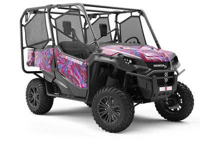 Dark Tango Floral Utility Vehicle Vinyl Wrap