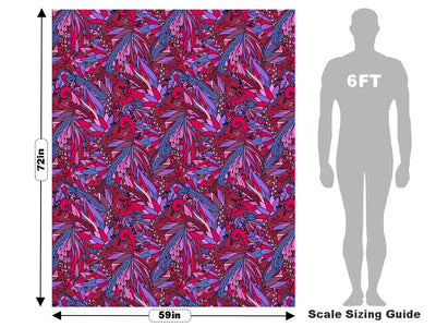 Dark Tango Floral Vehicle Wrap Scale~Rwraps Series 914 Dark Tango Floral Measurements~1