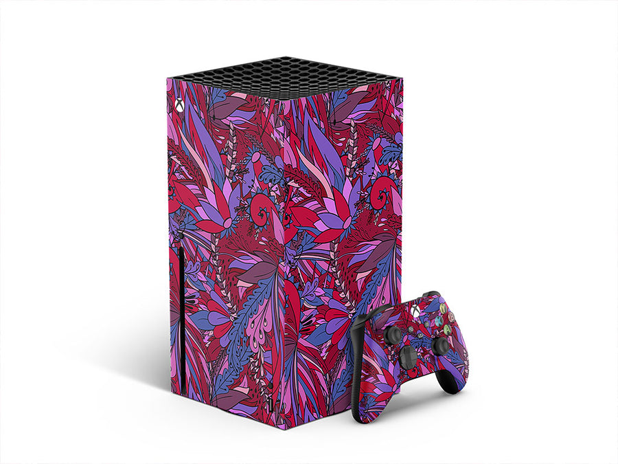 dark tango floral XBOX DIY Decal