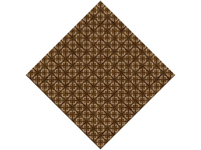 Dark Walnut Wooden Parquet Vinyl Wrap Pattern