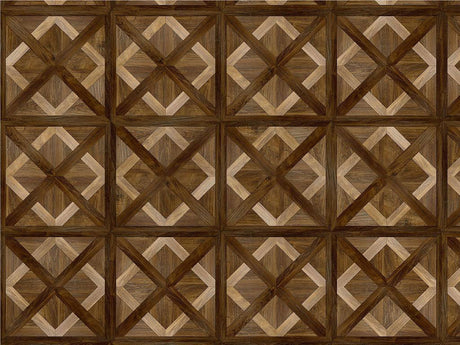 Dark Walnut Wooden Parquet Vinyl Wrap Pattern~Rwraps Series 914 Digitally Printed Vinyl Wrap~0
