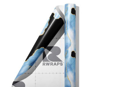 Dark Waters Gemstone Wrap Film Sheets~Rwraps Series 914 Dark Waters Gemstone Scrolled Sheet~3