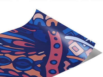 Darkened Snowflake Mandala Vinyl Wraps~Rwraps Series 914 Digitally Printed Vinyl Wrap~0