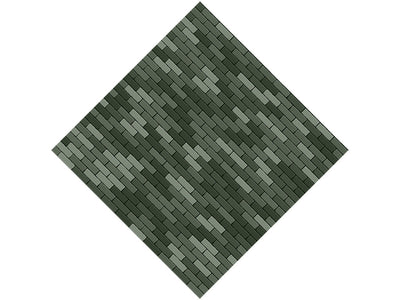 Dartmouth Green Brick Vinyl Wrap Pattern