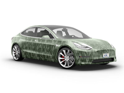 Dartmouth Green Brick Vehicle Vinyl Wrap
