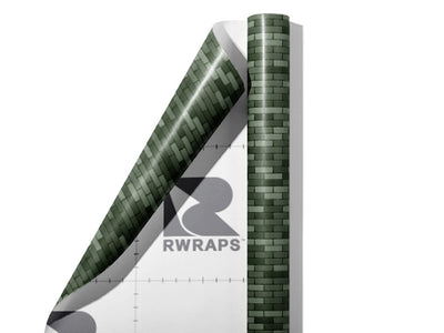 Dartmouth Green Brick Wrap Film Sheets~Rwraps Series 914 Dartmouth Green Brick Scrolled Sheet~4