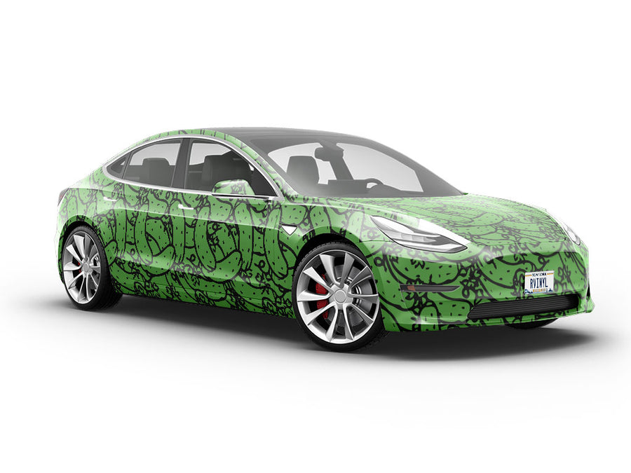 Dashing Diva Vegetable Vehicle Vinyl Wrap