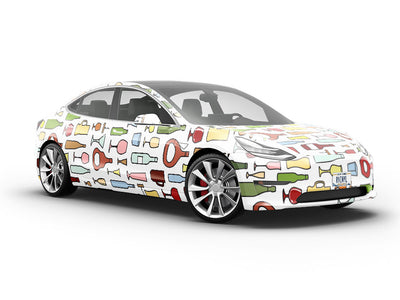 Day Cap Alcohol Vehicle Vinyl Wrap
