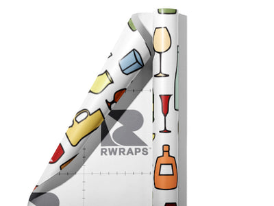 Day Cap Alcohol Wrap Film Sheets~Rwraps Series 914 Day Cap Alcohol Scrolled Sheet~3