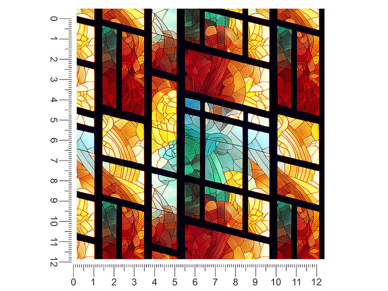 daylight panels stained glass 1ft x 1ft Craft Sheets