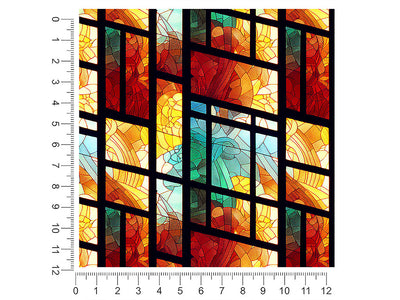 daylight panels stained glass 1ft x 1ft Craft Sheets