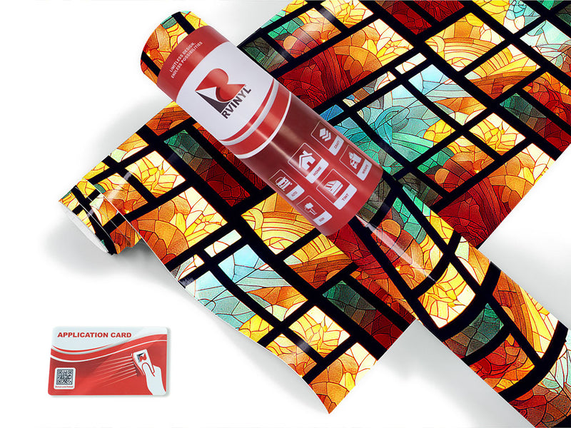 daylight panels stained glass Craft Vinyl Roll