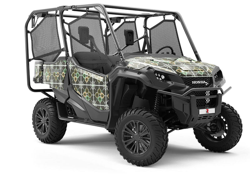 Daylily Tile Utility Vehicle Vinyl Wrap