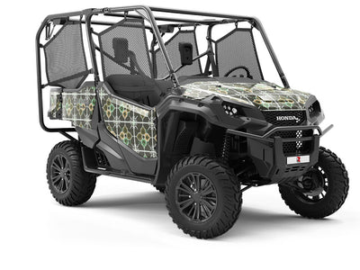Daylily Tile Utility Vehicle Vinyl Wrap