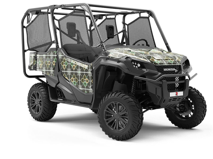 Daylily Tile Utility Vehicle Vinyl Wrap