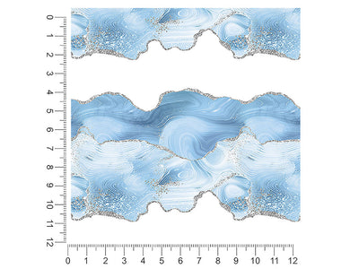 daytime blues gemstone films 1ft x 1ft Craft Sheets