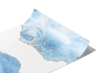 Daytime Blues Gemstone Vinyl Wraps~Rwraps Series 914 Digitally Printed Vinyl Wrap~0