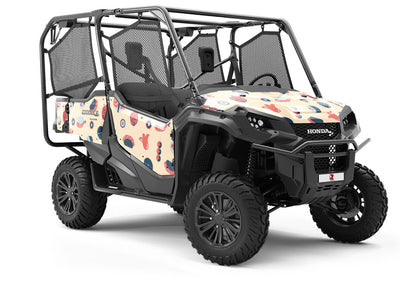 Daytime Dinner Food Utility Vehicle Vinyl Wrap
