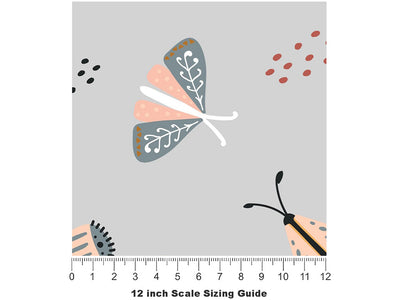 Daytime Dreams Bug Vinyl Film Pattern Size 12 inch Scale~Rwraps Daytime Dreams Bug Sizing Chart~2