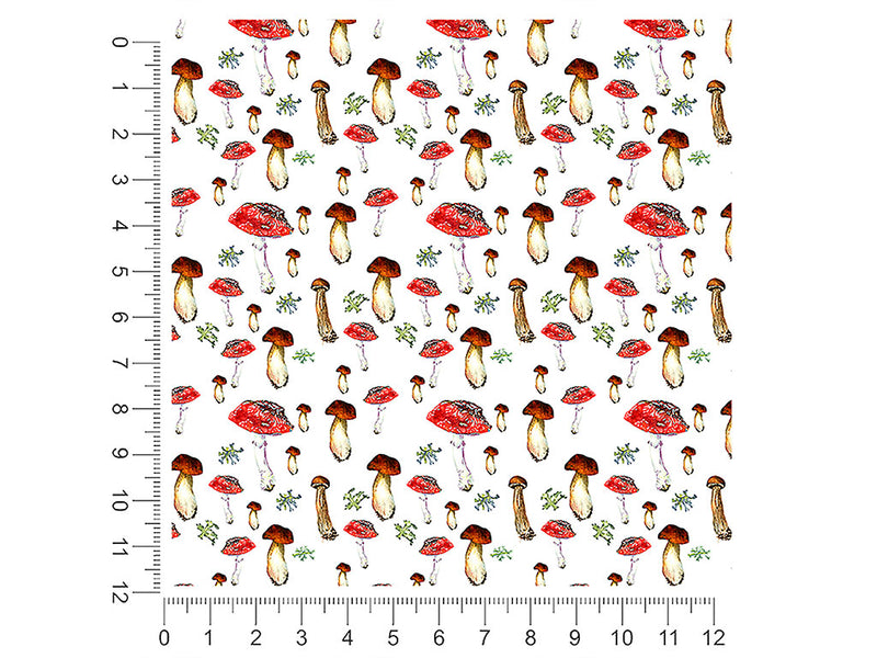 daytime fungus mushroom 1ft x 1ft Craft Sheets