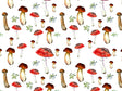 Daytime Fungus Mushroom Vinyl Wrap Pattern~Rwraps Series 914 Digitally Printed Vinyl Wrap~0