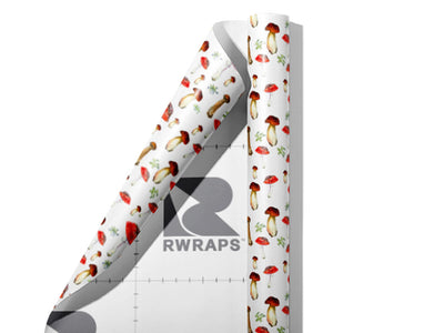 Daytime Fungus Mushroom Wrap Film Sheets~Rwraps Series 914 Daytime Fungus Mushroom Scrolled Sheet~3