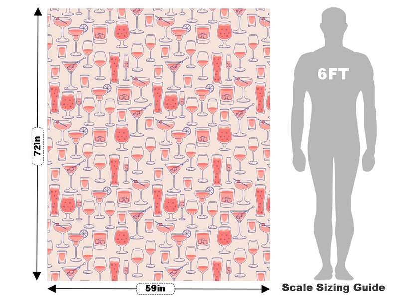 Daytime Rosé Alcohol Vehicle Wrap Scale~Rwraps Series 914 Daytime Rosé Alcohol Measurements~1