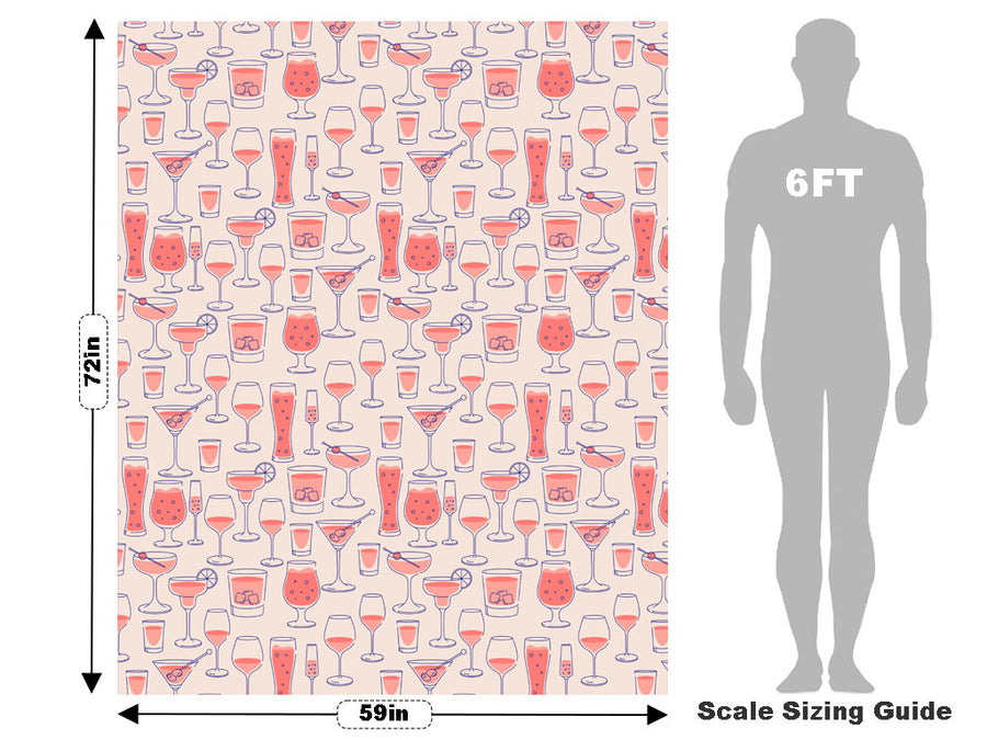 Daytime Rosé Alcohol Vehicle Wrap Scale~Rwraps Series 914 Daytime Rosé Alcohol Measurements~1