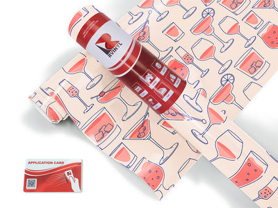 daytime rosé alcohol Craft Vinyl Roll