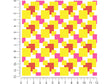 daytime soaps abstract geometric 1ft x 1ft Craft Sheets