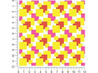 daytime soaps abstract geometric 1ft x 1ft Craft Sheets