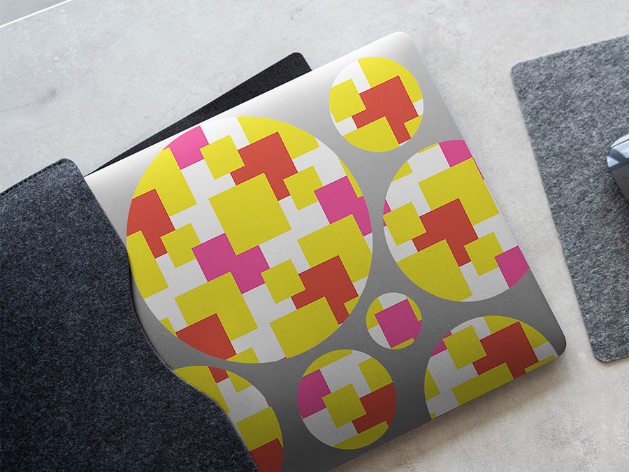 daytime soaps abstract geometric DIY Laptop Stickers