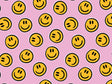 Dazed Confusion Emoji Vinyl Wrap Pattern~Rwraps Series 914 Digitally Printed Vinyl Wrap~0