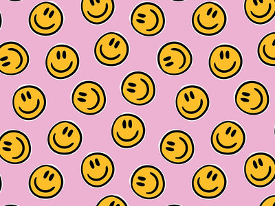 Dazed Confusion Emoji Vinyl Wrap Pattern~Rwraps Series 914 Digitally Printed Vinyl Wrap~0