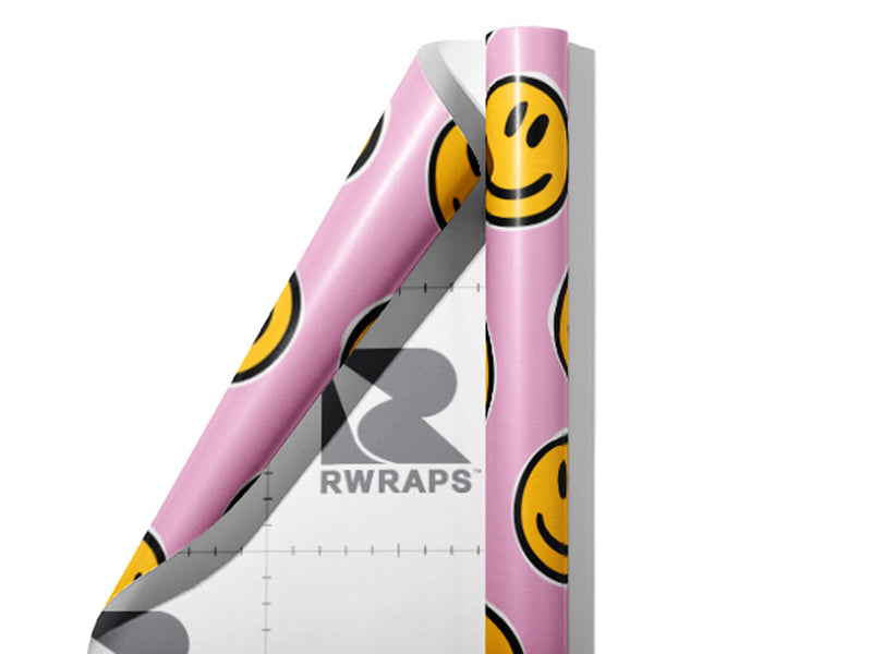 Dazed Confusion Emoji Wrap Film Sheets~Rwraps Series 914 Dazed Confusion Emoji Scrolled Sheet~3