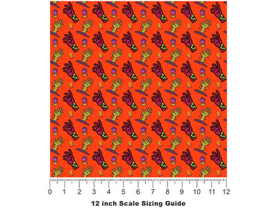 Dead Rising Zombie Vinyl Film Pattern Size 12 inch Scale~Rwraps Dead Rising Zombie Sizing Chart~2