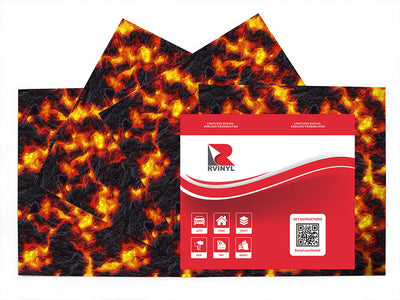 deadly combustion lava Craft Vinyl Sheet Pack