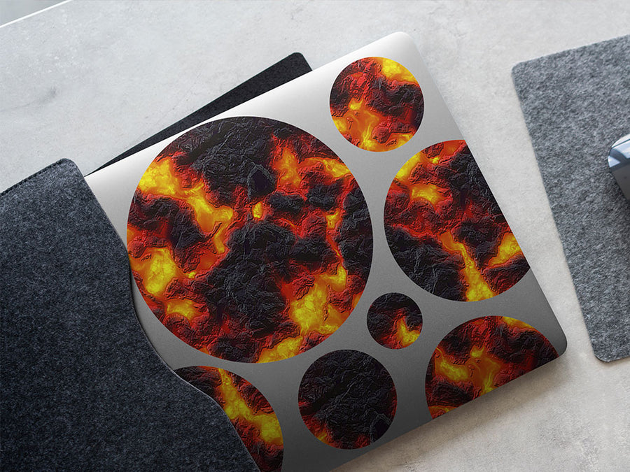 deadly combustion lava DIY Laptop Stickers