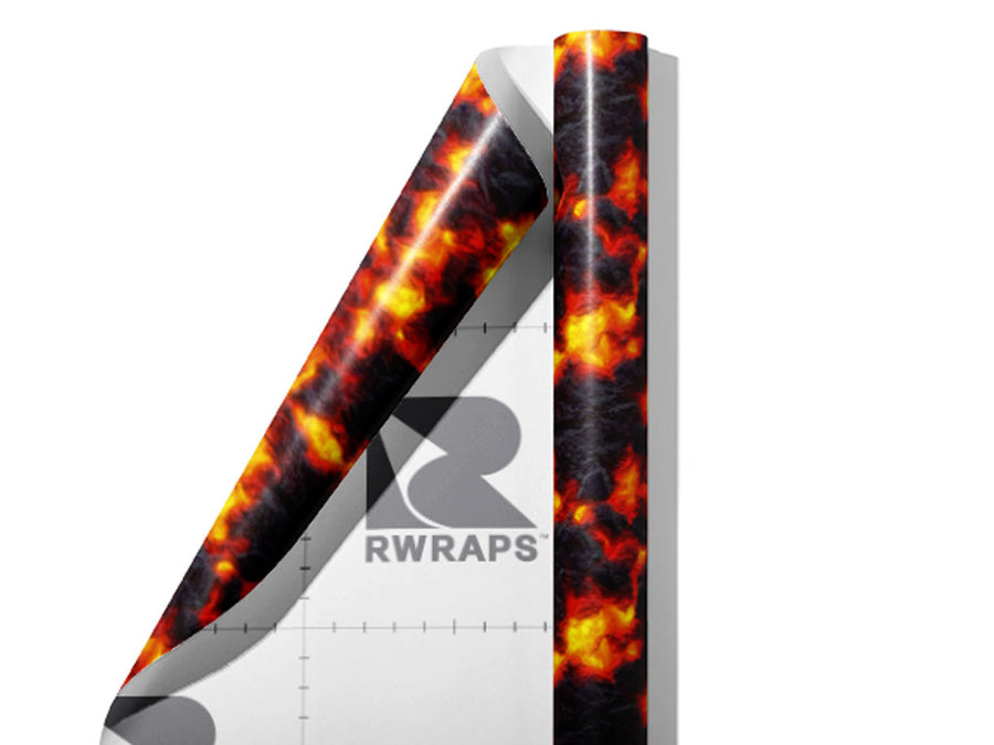 Deadly Combustion Lava Wrap Film Sheets~Rwraps Series 914 Deadly Combustion Lava Scrolled Sheet~3