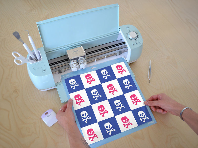 death blues skull and bones Cricut Compatible Vinyl