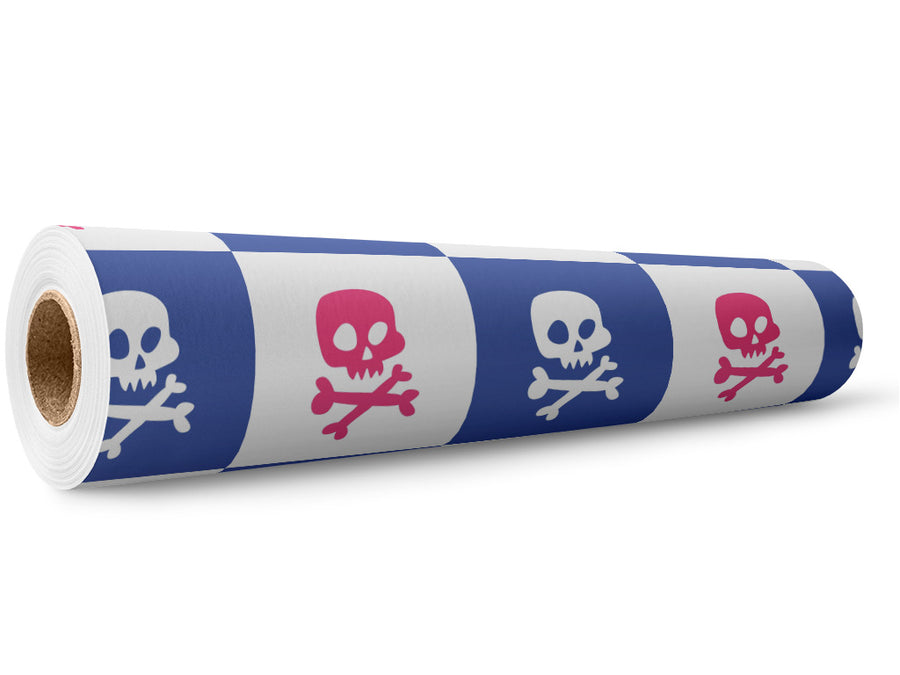 Death Blues Halloween Wrap Film Wholesale Roll~Rwraps Series 914 Digitally Printed Vinyl Roll~5