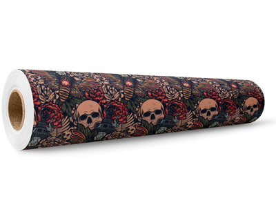 Death Moth Sticker Bomb Wrap Film Wholesale Roll~Rwraps Series 914 Digitally Printed Vinyl Roll~5