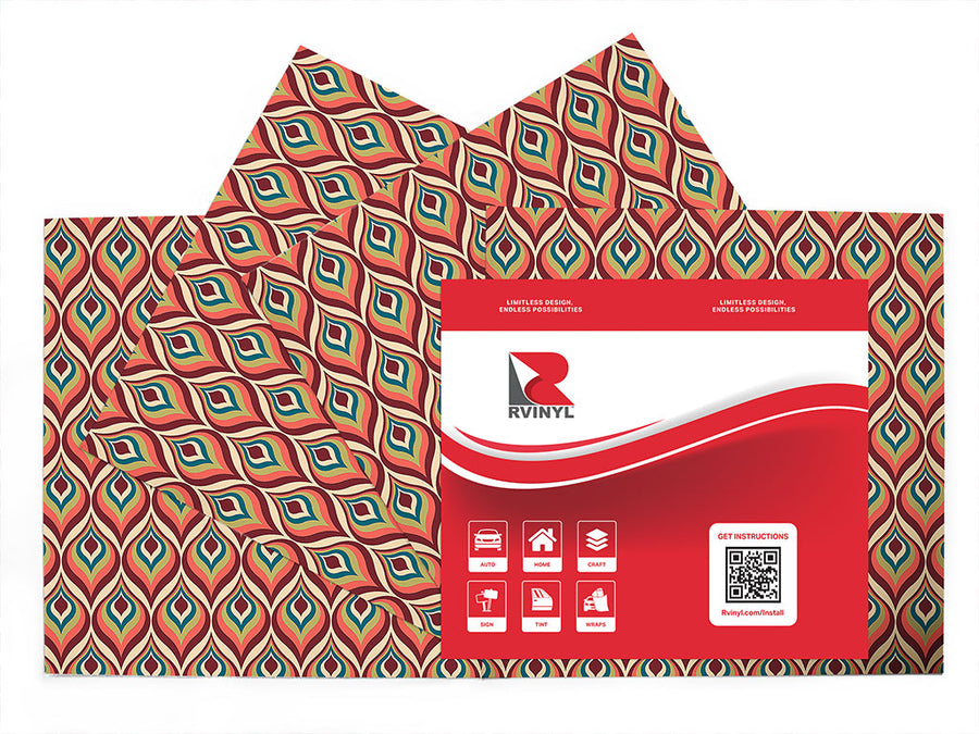 decked out retro Craft Vinyl Sheet Pack