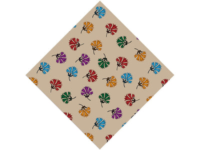 Deco Blossoms Floral Vinyl Wrap Pattern