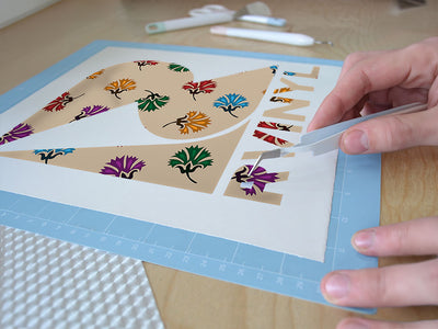 deco blossoms floral Easy Weed Craft Vinyl