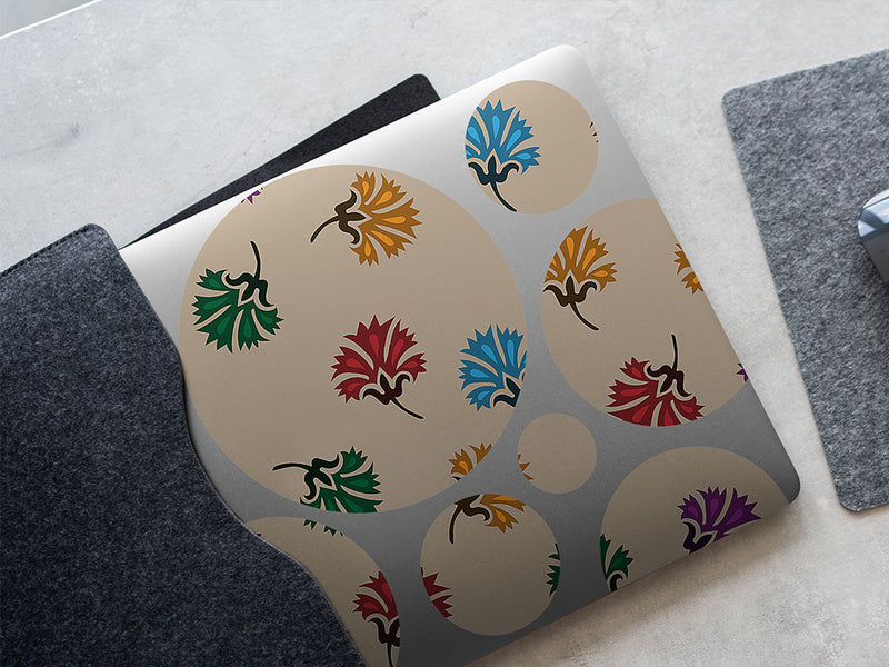 deco blossoms floral DIY Laptop Stickers