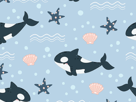 Deep Blue Marine Life Vinyl Wrap Pattern~Rwraps Series 914 Digitally Printed Vinyl Wrap~0