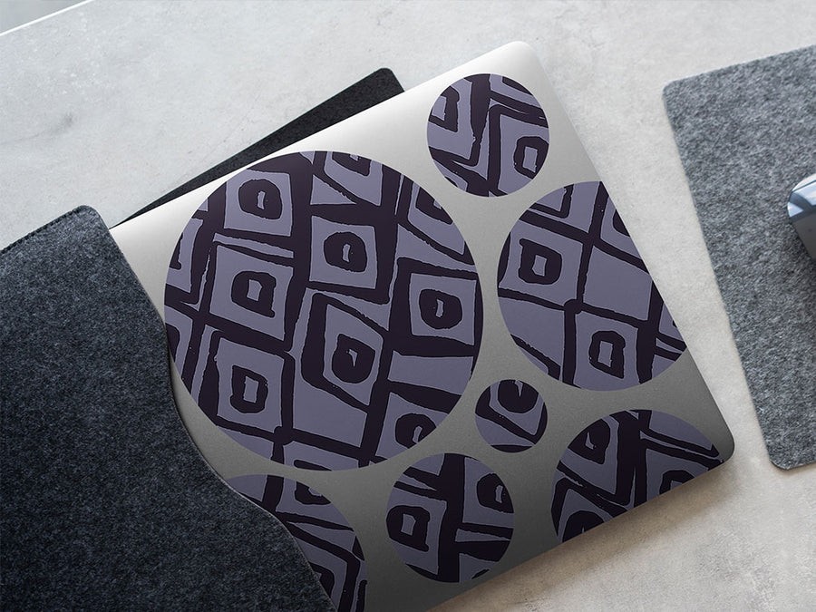 deep core abstract geometric DIY Laptop Stickers
