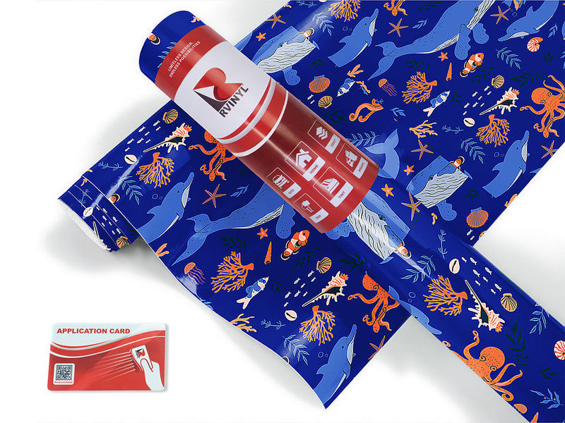 deep dive salt water Craft Vinyl Roll