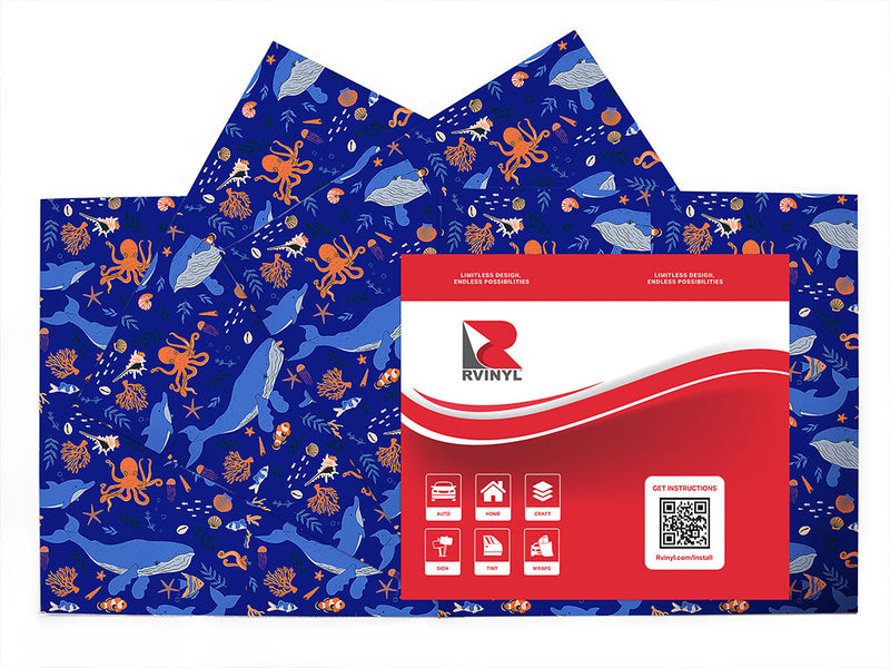deep dive salt water Craft Vinyl Sheet Pack